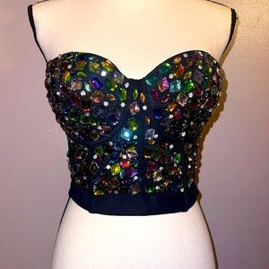 Rhinestone Corset size M
